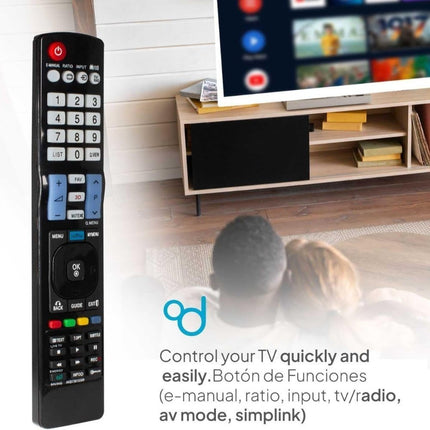 Green Lyca Τηλεχειριστήριο Remote Control Universal για LG Τηλεοράσεις G-1488