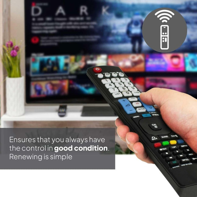 Green Lyca Τηλεχειριστήριο Τηλεόρασης Remote Control Universal για LG Τηλεοράσεις G-1488
