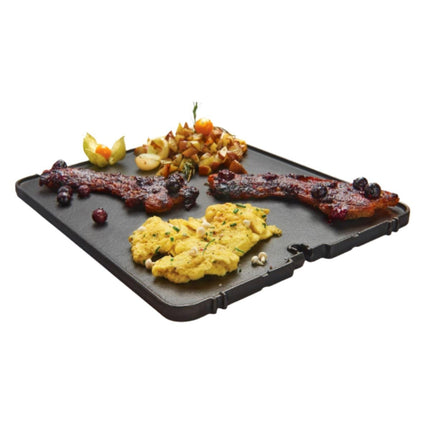 Broil King Exact Fit Μαντεμένια Πλάκα Ψησίματος Διπλής Όψης για Porta-Chef 320 και Gem 11237 Μαύρο