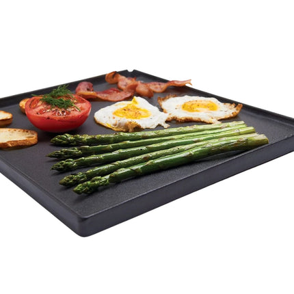 Broil King Exact Fit Μαντεμένια Πλάκα Ψησίματος Διπλής Όψης για Signet και Crown 11221 Μαύρο