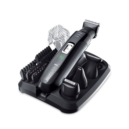 Remington Groom Kit Επαναφορτιζόμενο Πολυεργαλείο Περιποίησης με Λεπίδες Τιτανίου, Αυτονομία έως 40 Λεπτά και Βάση Αποθήκευσης PG6130
