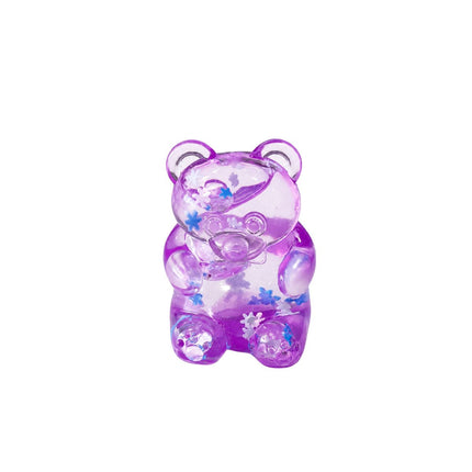 Gummy Bear Squish Μαλακό Παιχνίδι Αντιστρές Αρκουδάκι με Φως 1 Τεμάχιο 3+ Ετών σε Διάφορα Χρώματα