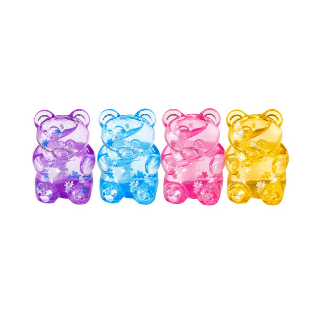 Gummy Bear Squish Μαλακό Παιχνίδι Αντιστρές Αρκουδάκι με Φως 1 Τεμάχιο 3+ Ετών σε Διάφορα Χρώματα