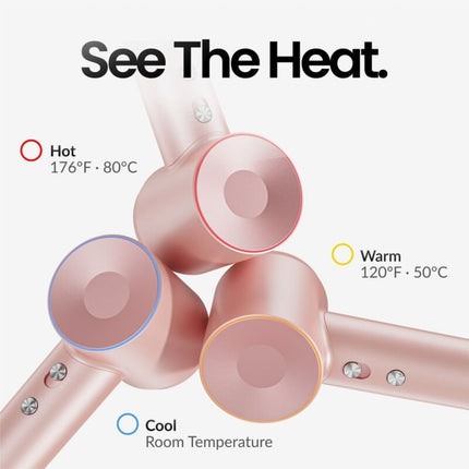 Laifen Swift Special High-Speed Σεσουάρ Μαλλιών 1400W με Ιονική Τεχνολογία και 3 Ακροφύσια LF03SS Ροζ