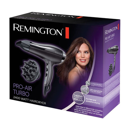 Remington Pro-Air Turbo Σεσουάρ Μαλλιών 2400W με Ιονική Τεχνολογία, Λειτουργία Τούρμπο και Φυσούνα D5220