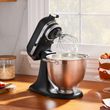 KitchenAid Μπολ Ανάμειξης 4.7L με Εσωτερικό από Ανοξείδωτο Ατσάλι 5KSM5SSBCB Hammered Copper