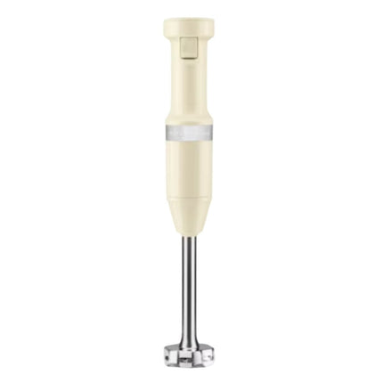 KitchenAid Ραβδομπλέντερ 180W με Αξεσουάρ, Μεταβλητή Ταχύτητα και Κανάτα 1L 5KHBV83BAC Almond Cream