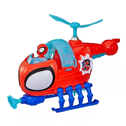 Hasbro Marvel Spidey and His Amazing Friends Ελικόπτερο με Φιγούρα Spiderman και Αξεσουάρ G1969 3+ Ετών