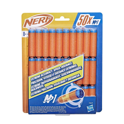 Hasbro Nerf N-Series N1 Refill 50 Βελάκια Αφρού για Ακρίβεια, Ταχύτητα και Απόσταση F8639 8+ Ετών