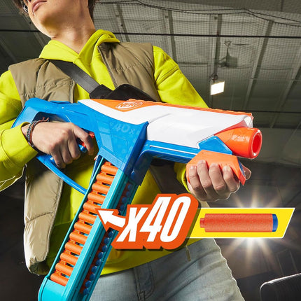 Hasbro Nerf N-Series Infinite Εκτοξευτής με Περιστρεφόμενη Ταινία και 80 Βελάκια N1 F8631 8+ Ετών