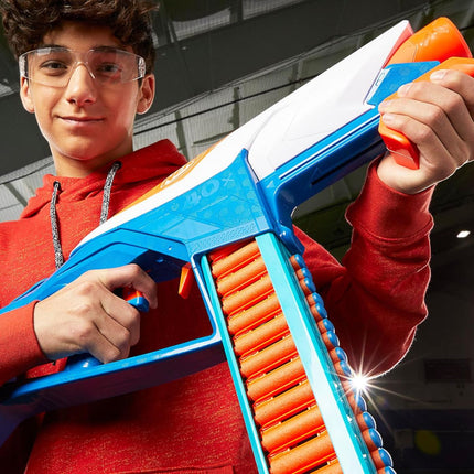 Hasbro Nerf N-Series Infinite Εκτοξευτής με Περιστρεφόμενη Ταινία και 80 Βελάκια N1 F8631 8+ Ετών