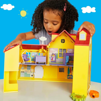Hasbro Playset Peppa Pig Το Μεγάλο Οικογενειακό Σπίτι της Πέππα με 7 Δωμάτια, 3 Φιγούρες και Αξεσουάρ 3+ Ετών