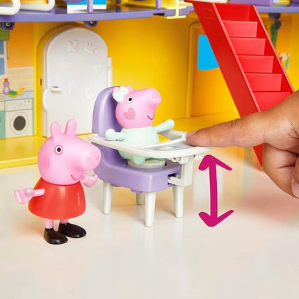 Hasbro Playset Peppa Pig Το Μεγάλο Οικογενειακό Σπίτι της Πέππα με 7 Δωμάτια, 3 Φιγούρες και Αξεσουάρ 3+ Ετών