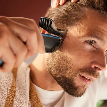 PHILIPS Series 3000 Ηλεκτρική Κουρευτική Μηχανή Μαλλιών με 13 Ρυθμίσεις Μήκους 0.5-23mm, Τεχνολογία DualCut, DuraPower & Trim-n-Flow Χτένα HC3505/15