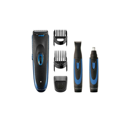 Remington The Works Gift Pack Σετ Κουρευτικής Μηχανής και Trimmer Περιποίησης με Αυτονομία Έως 45 Λεπτά HC910 Μπλέ