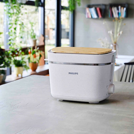PHILIPS 5000 Series Eco Conscious Φρυγανιέρα 830W, 2 Φέτες, Μοντέρνος & Οικολογικός Σχεδιασμός HD2640/10