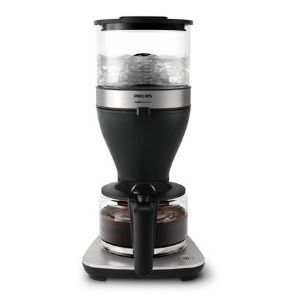 PHILIPS Café Gourmet Καφετιέρα Φίλτρου 1800W με Χωρητικότητα 1.25L, Boil & Brew, Aroma Twister & Αυτόματη Απενεργοποίηση Μαύρο HD5416/60