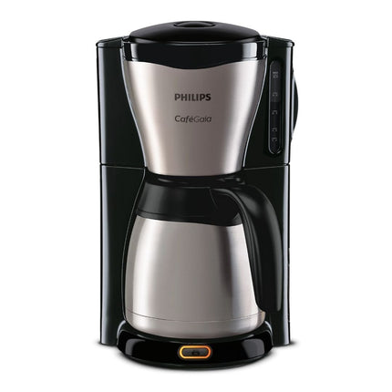PHILIPS Café Gaia Καφετιέρα Φίλτρου 1000W με Χωρητικότητα 1.3L, Κανάτα-Θερμός & Αυτόματη Διακοπή Inox HD7546/20