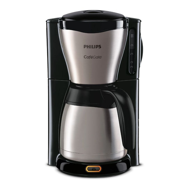 PHILIPS Café Gaia Καφετιέρα Φίλτρου 1000W με Χωρητικότητα 1.3L, Κανάτα-Θερμός & Αυτόματη Διακοπή Inox HD7546/20