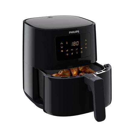 PHILIPS Series 3000 Airfryer Φριτέζα Αέρος 1400W με Χωρητικότητα Κάδου 4.1L, 13 Λειτουργίες Μαγειρέματος, Τεχνολογία Rapid Air & Ψηφιακό Πάνελ HD9252/90