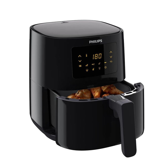 PHILIPS Series 3000 Airfryer Φριτέζα Αέρος 1400W με Χωρητικότητα Κάδου 4.1L, 13 Λειτουργίες Μαγειρέματος, Τεχνολογία Rapid Air & Ψηφιακό Πάνελ HD9252/90