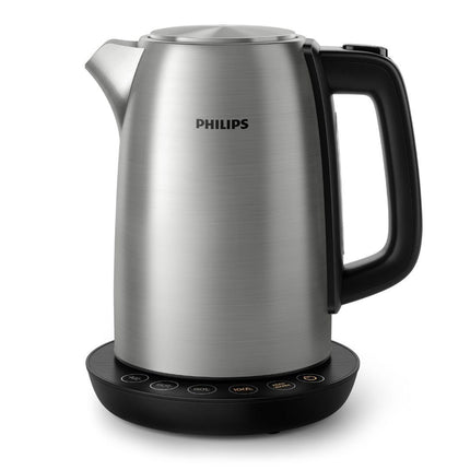 PHILIPS Avance Collection Βραστήρας 2200W 1.7L με Έλεγχο Θερμοκρασίας & Λειτουργία Διατήρησης Μεταλλικός HD9359/90