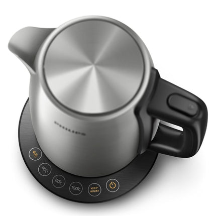 PHILIPS Avance Collection Βραστήρας 2200W 1.7L με Έλεγχο Θερμοκρασίας & Λειτουργία Διατήρησης Μεταλλικός HD9359/90