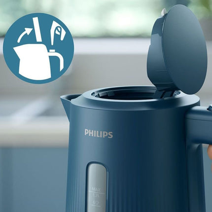 PHILIPS Series 3000 Βραστήρας 2200W 1.7L με Περιστρεφόμενη Βάση & Προστασία Υπερθέρμανσης HD9411/70