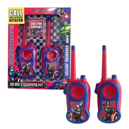 Hero Range Σετ Παιδικά Walkie Talkies Captain America Marvel 2 Τεμαχίων, 3+ ετών