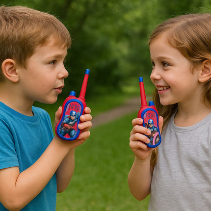 Hero Range Σετ Παιδικά Walkie Talkies Captain America Marvel 2 Τεμαχίων, 3+ ετών