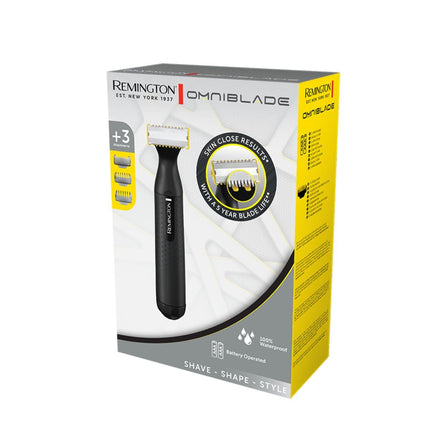 Remington Omniblade Ξυριστική Μηχανή και Τρίμερ Προσώπου για Ακρίβεια και Κοντό Αποτέλεσμα & Αυτονομία έως 30 Λεπτά HG1000