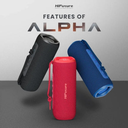 HiFuture Alpha Φορητό Ηχείο Bluetooth 20W με Ισχυρό Ήχο & IPX7 Αδιάβροχη Προστασία Μαύρο