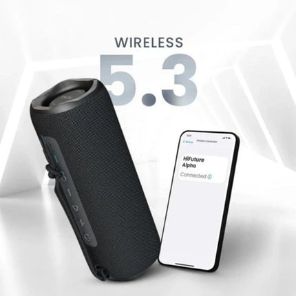 HiFuture Alpha Φορητό Ηχείο Bluetooth 20W με Ισχυρό Ήχο & IPX7 Αδιάβροχη Προστασία Μαύρο
