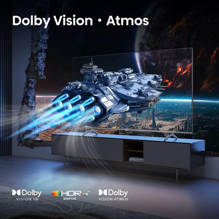 Hisense Τηλεόραση 100” Smart QLED 4K με Dolby Vision IQ, Dolby Atmos & Game Mode PRO 100E7Q