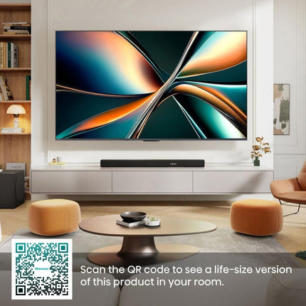 Hisense Τηλεόραση 100” Smart QLED Mini LED 4K με Dolby Vision IQ, Dolby Atmos & Game Mode Ultra 100U7Q