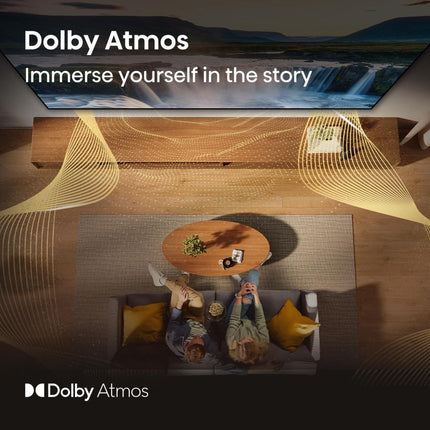 Hisense Τηλεόραση 100” Smart QLED Mini LED 4K με Dolby Vision IQ, Dolby Atmos & Game Mode Ultra 100U7Q