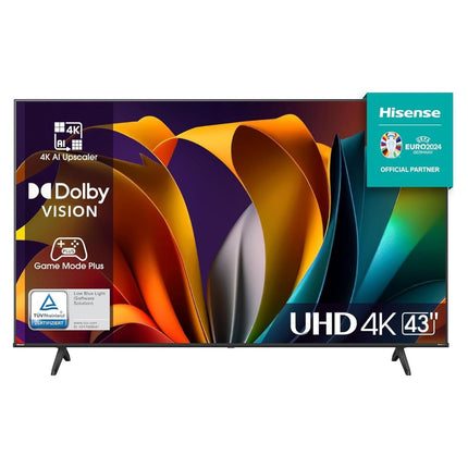 Hisense Τηλεόραση 43” Smart LED 4K με Dolby Vision, VIDAA & Game Plus Mode 43A6N