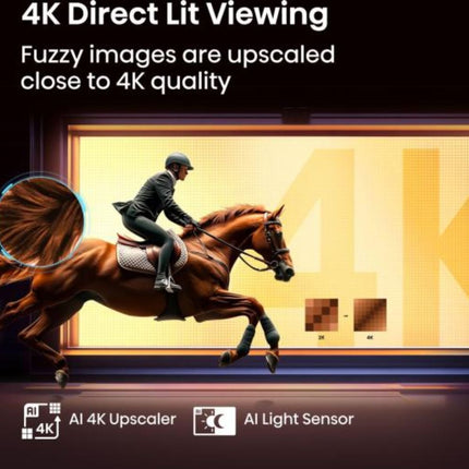Hisense Τηλεόραση 55” Smart LED 4K με Dolby Vision HDR & VIDAA 55A6Q