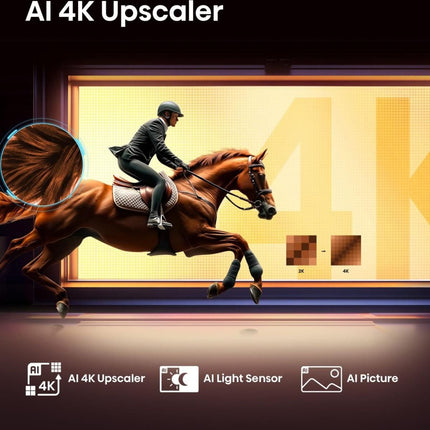 Hisense Τηλεόραση 50” Smart QLED 4K με Dolby Vision, Dolby Atmos & Game Mode PLUS 50E7Q