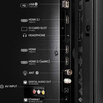 Hisense Τηλεόραση 55” Smart LED 4K με Dolby Vision HDR & VIDAA 55A6Q