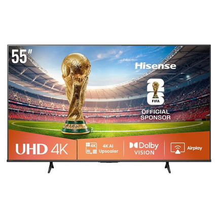 Hisense Τηλεόραση 55” Smart LED 4K με Dolby Vision HDR & VIDAA 55A6Q