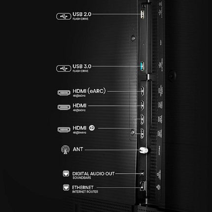 Hisense Τηλεόραση 55” Smart QLED 4K Canvas TV με Art Mode, Dolby Vision IQ & 144Hz Game Mode PRO 55S7N