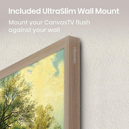 Hisense Τηλεόραση 55” Smart QLED 4K Canvas TV με Art Mode, Dolby Vision IQ & 144Hz Game Mode PRO 55S7N