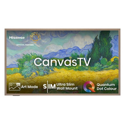 Hisense Τηλεόραση 55” Smart QLED 4K Canvas TV με Art Mode, Dolby Vision IQ & 144Hz Game Mode PRO 55S7N