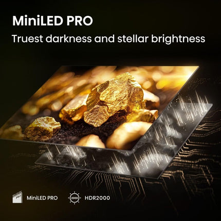 Hisense Τηλεόραση 55” Smart QLED Mini LED 4K με Dolby Vision IQ, Dolby Atmos & Game Mode Ultra 55U7Q PRO