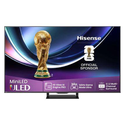 Hisense Τηλεόραση 55” Smart QLED Mini LED 4K με Dolby Vision IQ, Dolby Atmos & Game Mode Ultra 55U7Q PRO