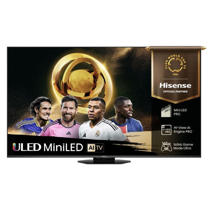 Hisense Τηλεόραση 55” Smart QLED Mini LED 4K με Dolby Vision IQ, Dolby Atmos & Game Mode Ultra 55U8Q