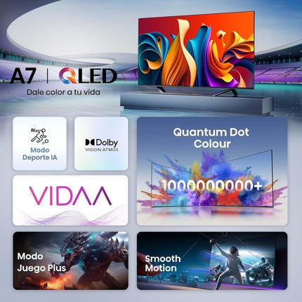 Hisense Τηλεόραση 65A7NQ 65” 4K Smart QLED