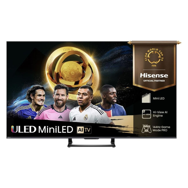 Hisense Τηλεόραση 65” Smart QLED Mini LED 4K με Dolby Vision IQ, Dolby Atmos & 144Hz Game Mode PRO 65U7Q