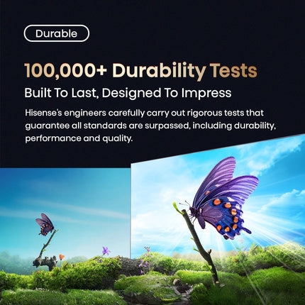Hisense Τηλεόραση 65” Smart QLED Mini LED 4K με Dolby Vision IQ, Dolby Atmos & Game Mode PRO 65UXKQ